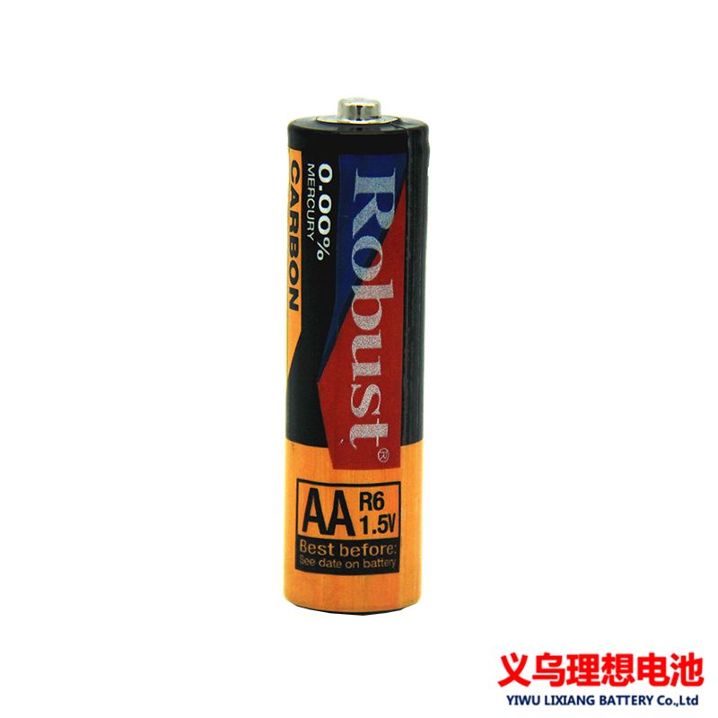 Robust碳性电池 4只挂卡5号五号 1.5V无汞环保 空调电视遥控器玩具产品图