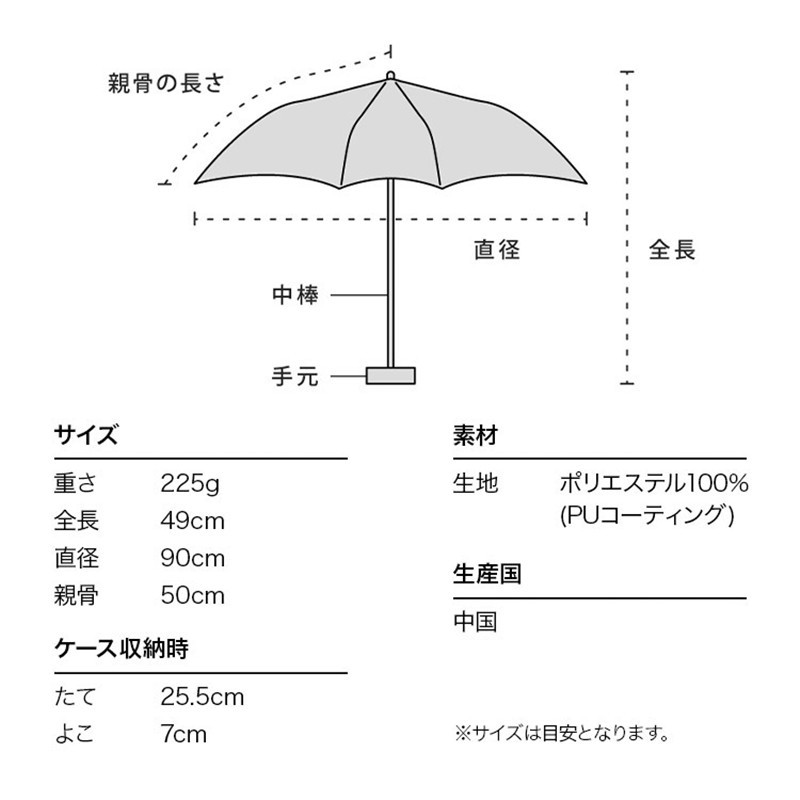 浙里 新款日本Wpc晴雨两用伞小清新纤细收纳袋防晒太阳遮阳伞超轻详情图10