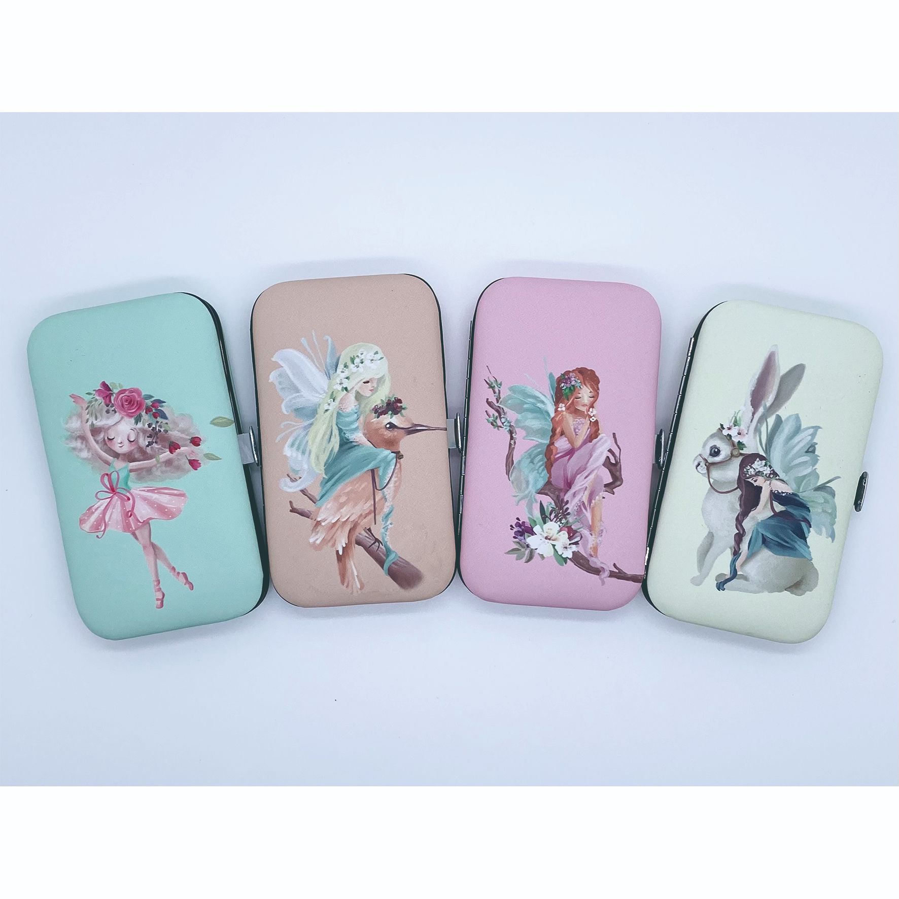 印图 指甲剪套装 美容工具 6件套 小方 精灵