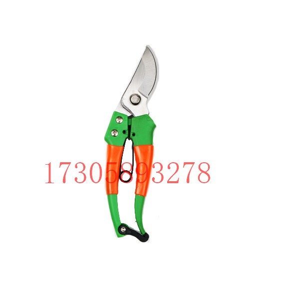 YYJ06A red handle right-side garden pruner for flower branches detail image 1
