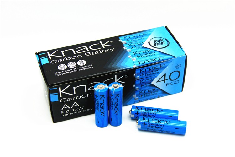 Knack碳性电池 简装干电池5号五号 1.5V 遥控器玩具详情图6