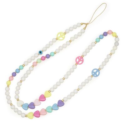 2021 europa y Estados Unidos nuevo acrílico anti-pérdida de cadena de teléfono celular personalidad viril cuello cuello cordón de teléfono celular details Picture