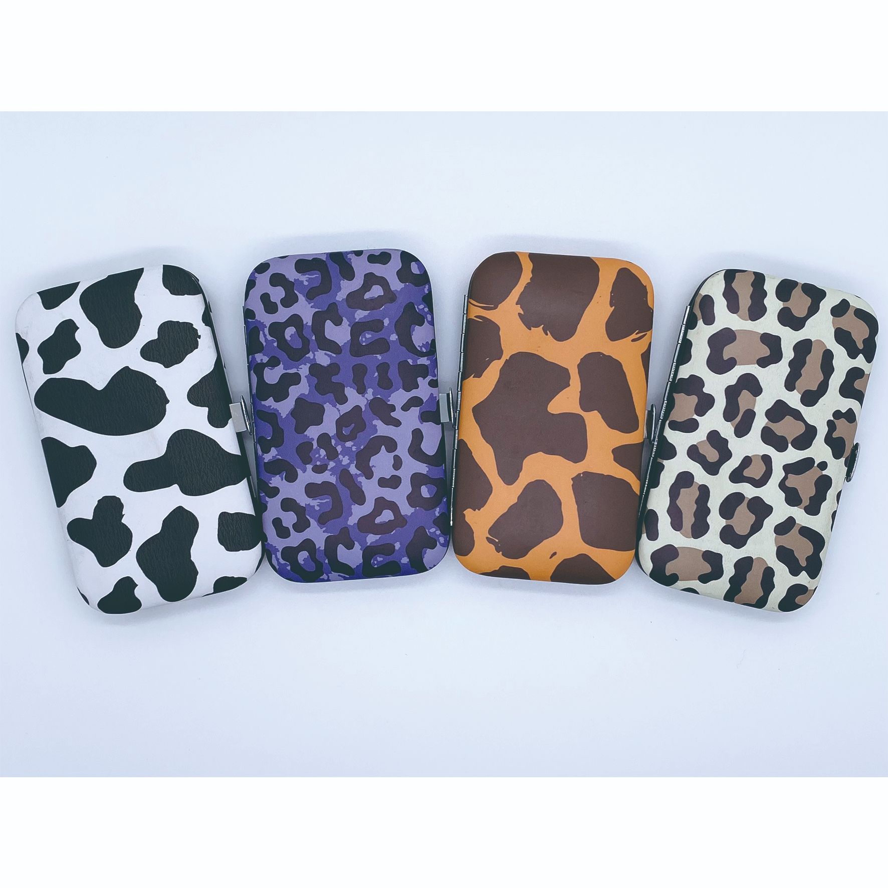 印图 指甲剪套装 美容工具 6件套 小方 动物花纹