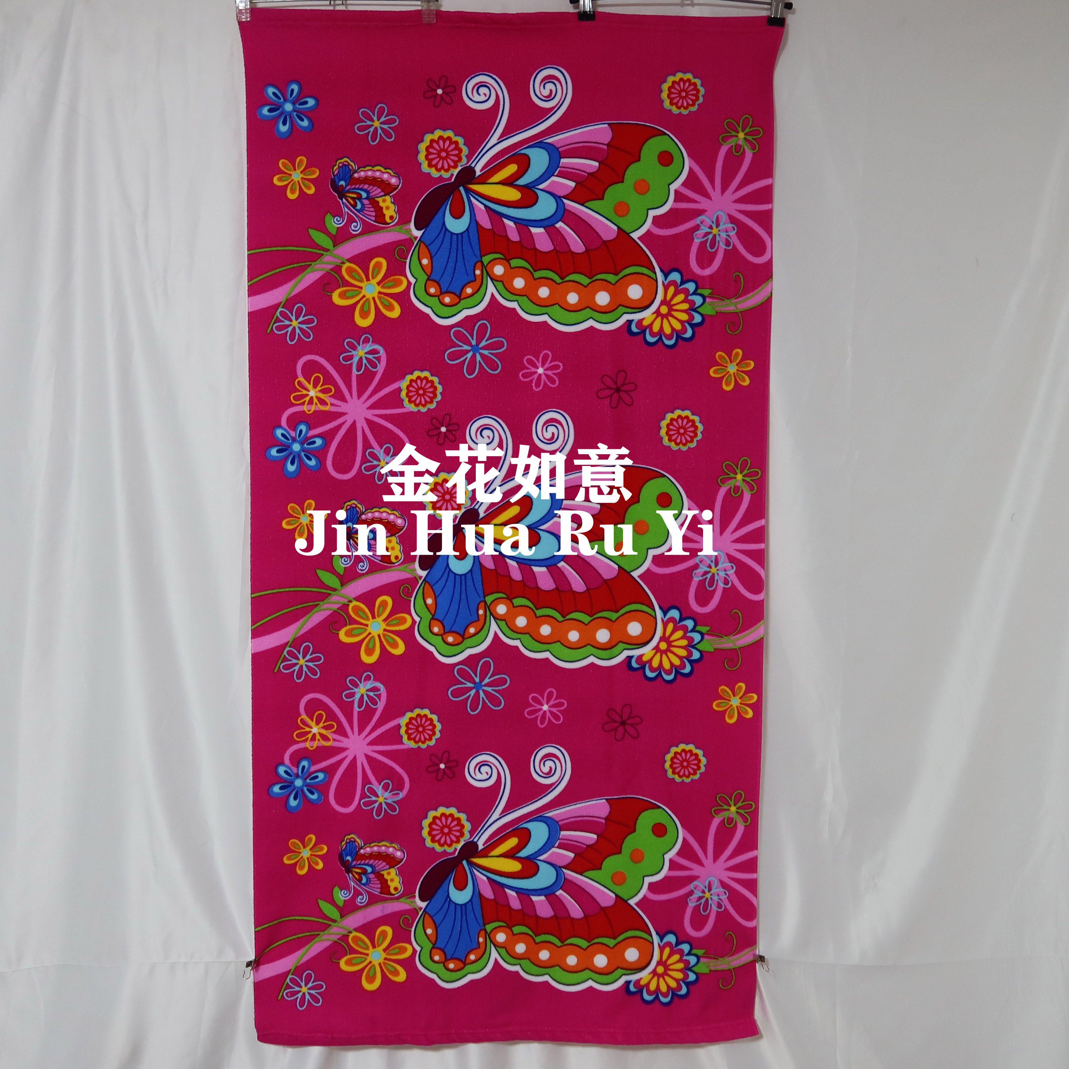 Factory direct supply of double-sided fleece bath towels, beach towels, beach swimming towels, cross-border export, quick-drying Specification image