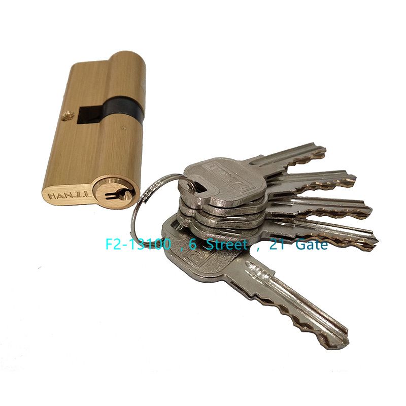 Brass lock cylinder door lock lock cylinder safety copper lock core thumbnail
