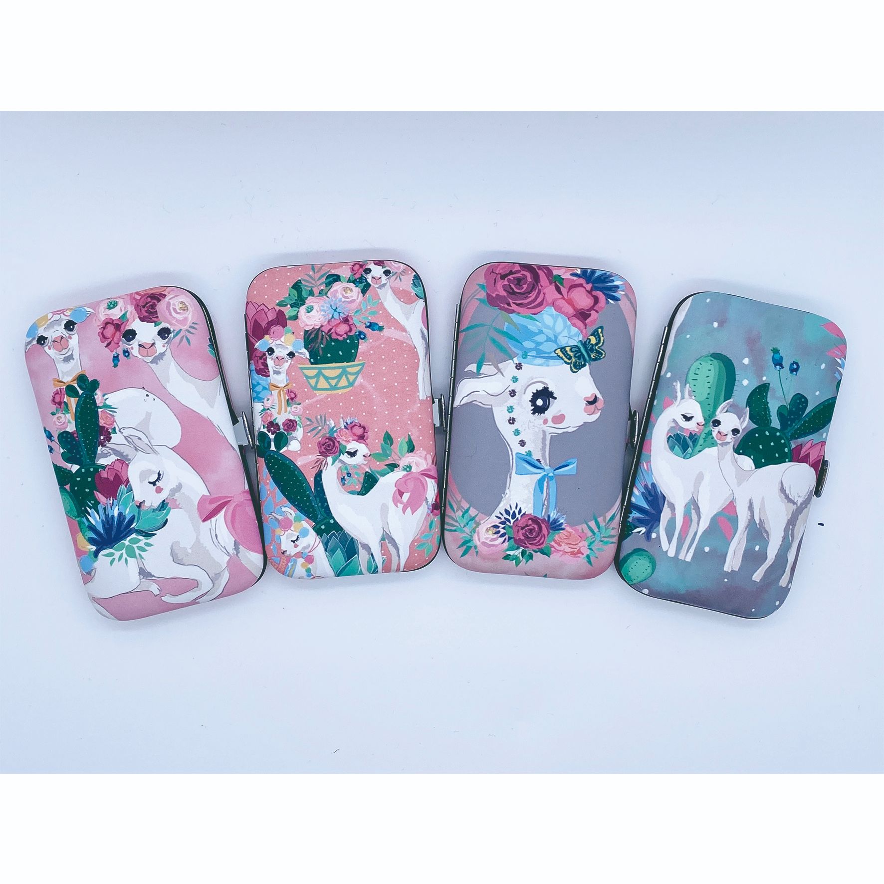 印图 指甲剪套装 美容工具 6件套 小方 羊驼