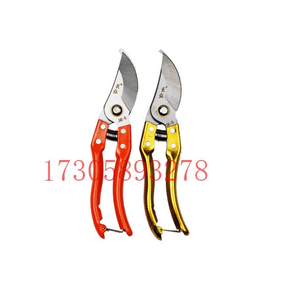 YYJ06A red handle right-side garden pruner for flower branches detail image 9