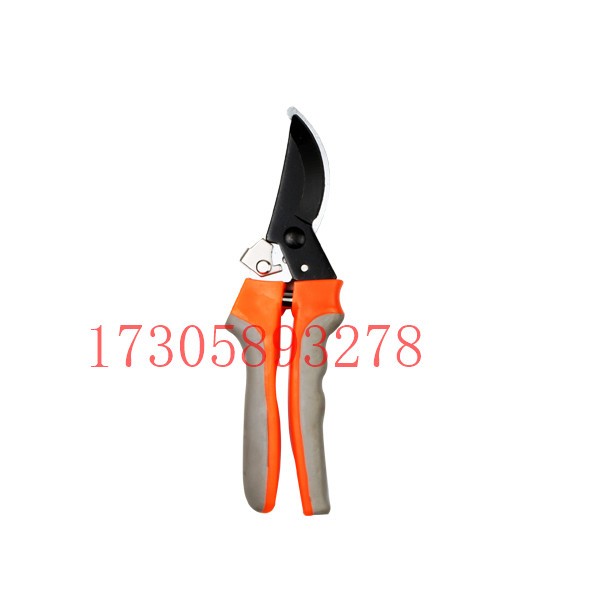 YYJ31A red handle quenched 7.5-inch garden pruner for flower branches detail image 12