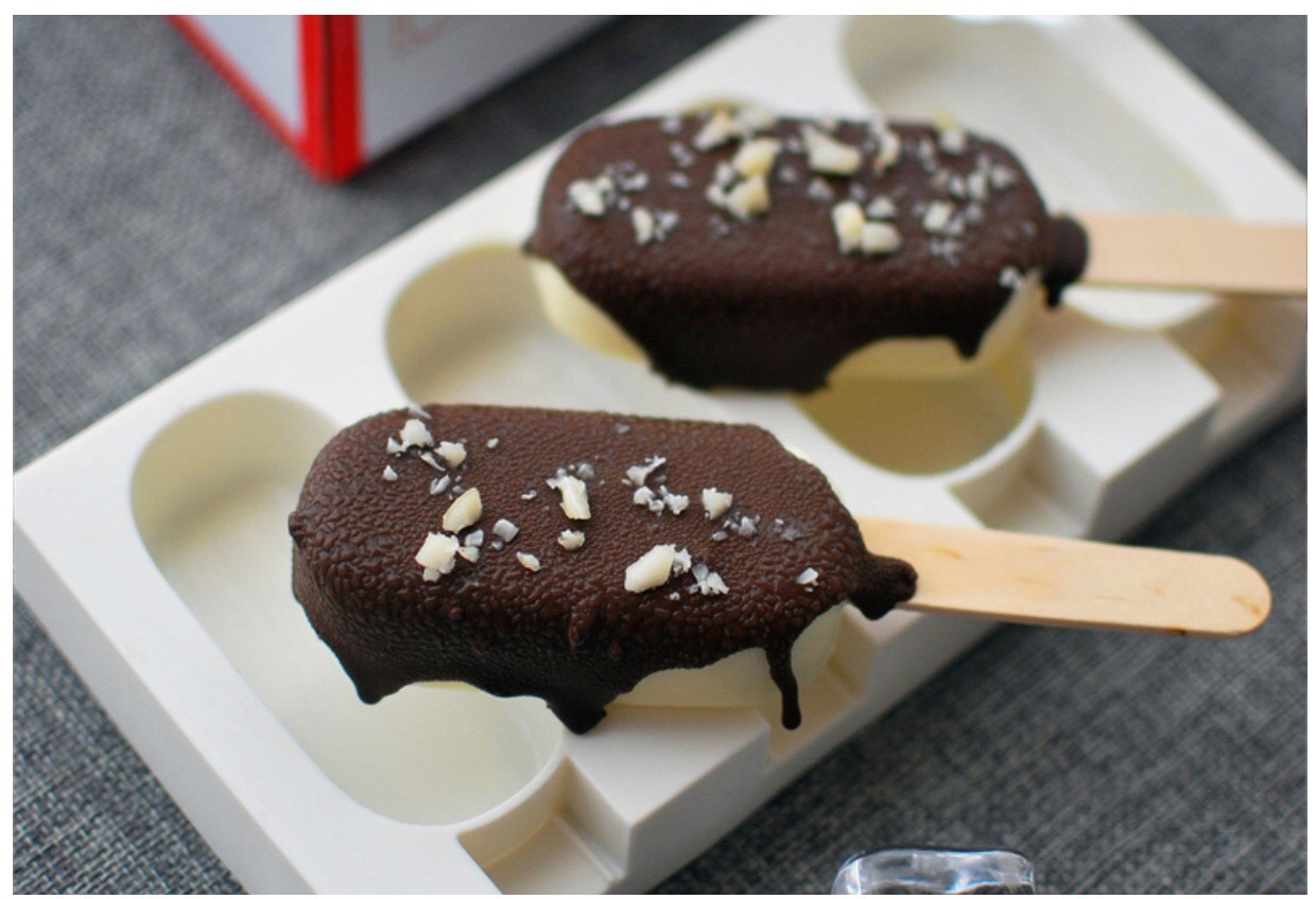 厂家直销大号四连硅胶雪糕模 慕斯冰激凌模食品级DIY自制冰淇淋模详情图8