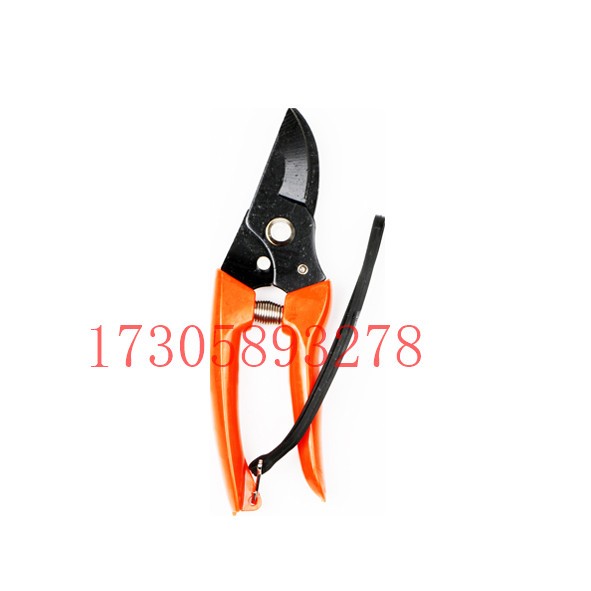 YYJ31A red handle quenched 7.5-inch garden pruner for flower branches detail image 14