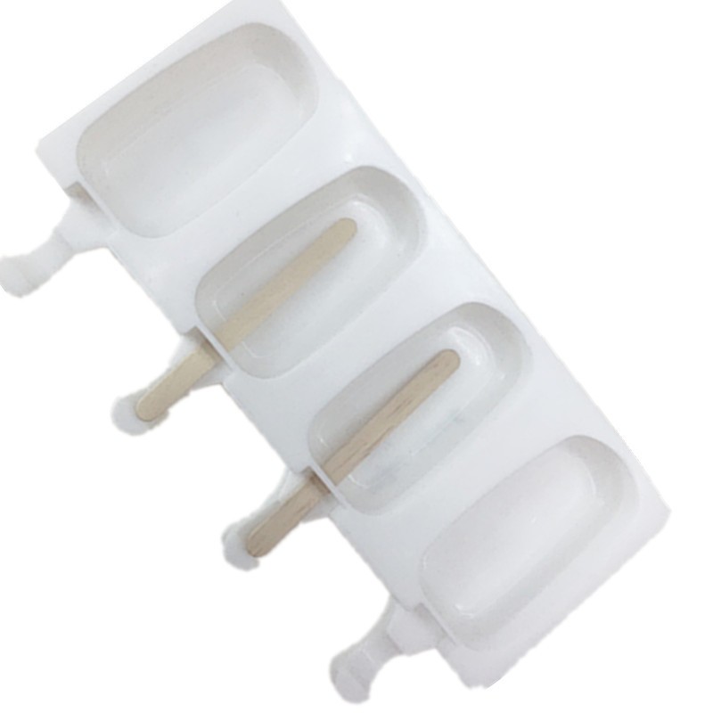 厂家直销大号四连硅胶雪糕模 慕斯冰激凌模食品级DIY自制冰淇淋模详情图2