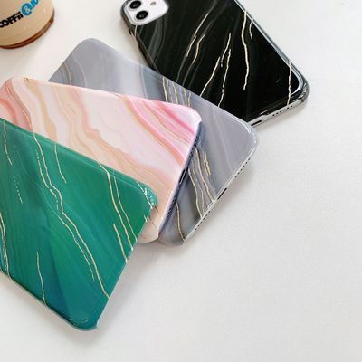 Comercio exterior adhesivo de agua acabado dorado dorado patrón aplicable iphone12 teléfono 11promax half pack pc hard case Specification image