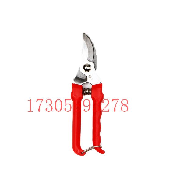 YYJ31A red handle quenched 7.5-inch garden pruner for flower branches