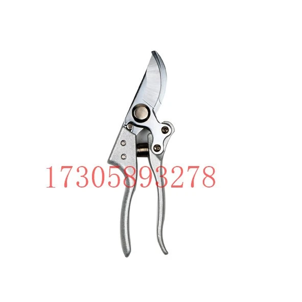 YYJ28A red plastic-coated garden shears and flower branch shears detail image 12