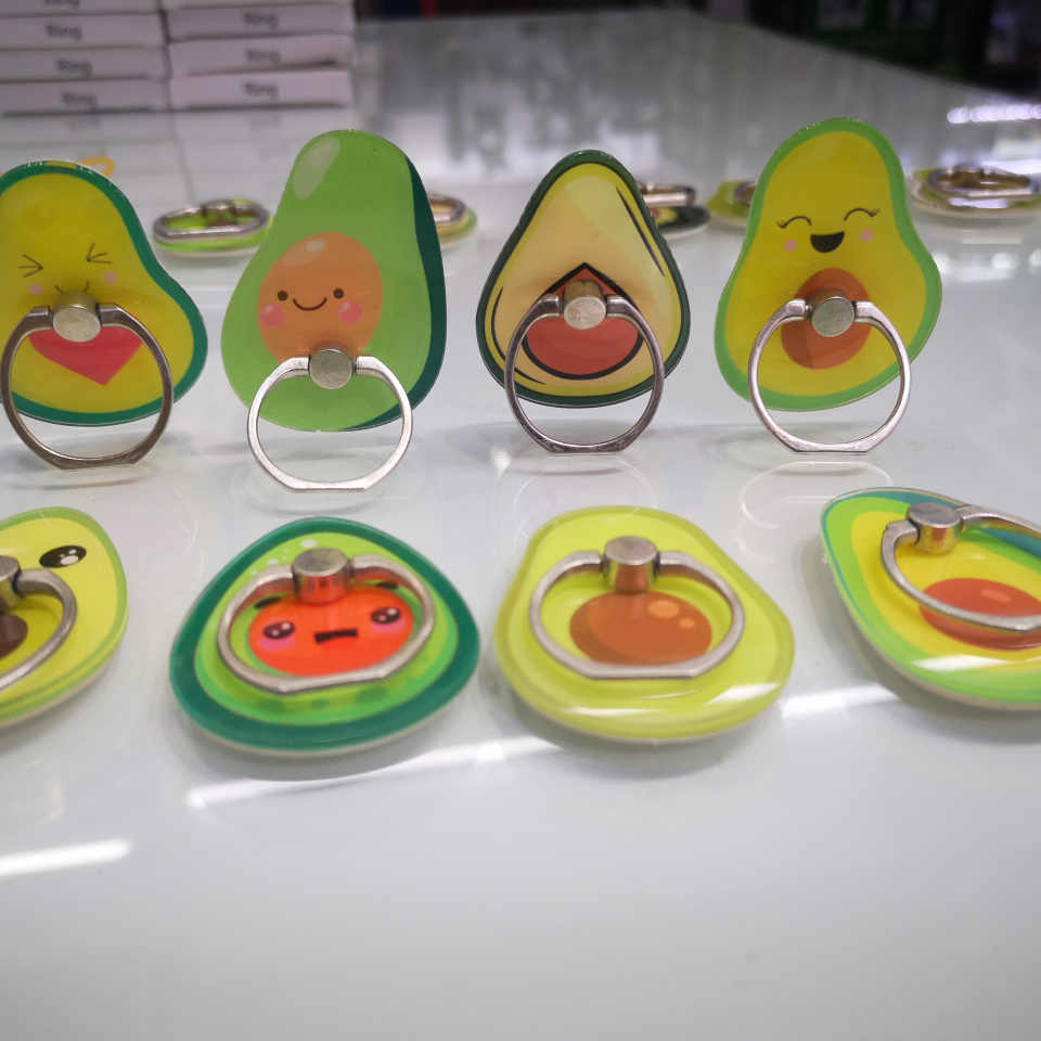 牛油果指环扣 手机小支架图