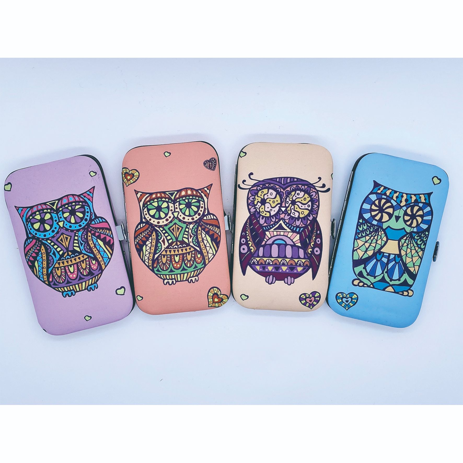 印图 指甲剪套装 美容工具 6件套 小方 猫头鹰