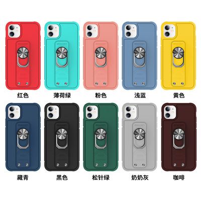 适用苹果12手机壳创意新奇特抖音同款 iphone11pro车载支架手机壳