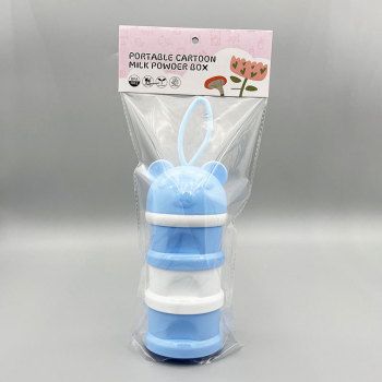 Baby milk powder box portable out, separated layer storage, sealed jar, baby rice paste, rice powder box Item Picture