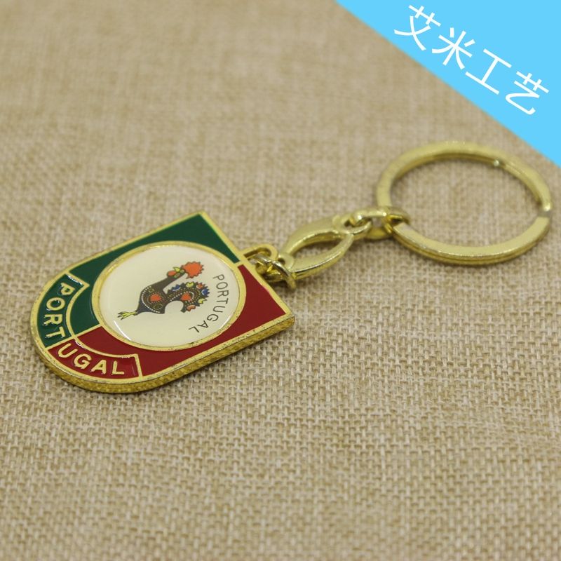Yiwu Yixuan Factory directly sells zinc alloy keychains, metal keychains and Portuguese keychains Application Scenario