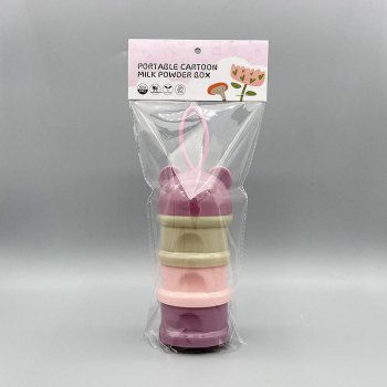 Baby milk powder box portable out, separated layer storage, sealed jar, baby rice paste, rice powder box Application Scenario