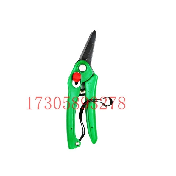YYJ28A red plastic-coated garden shears and flower branch shears detail image 14