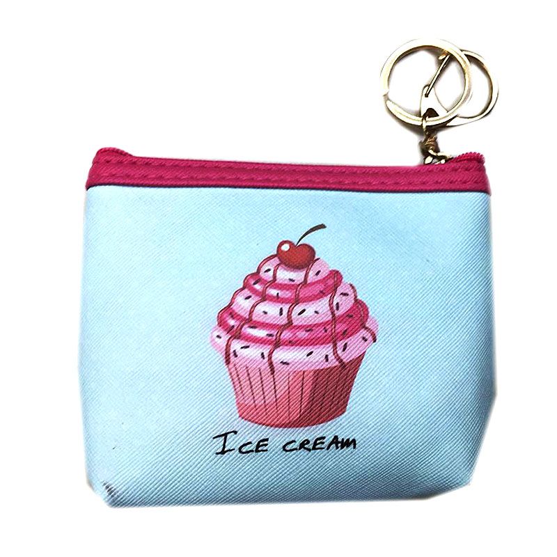 Faber Baodi Ice cream design coin wallet key chain Application Scenario