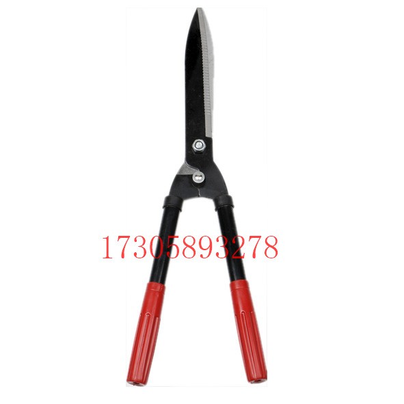 YLJ04 red handle, black head with holes garden scissors, garden hardware tools detail image 7
