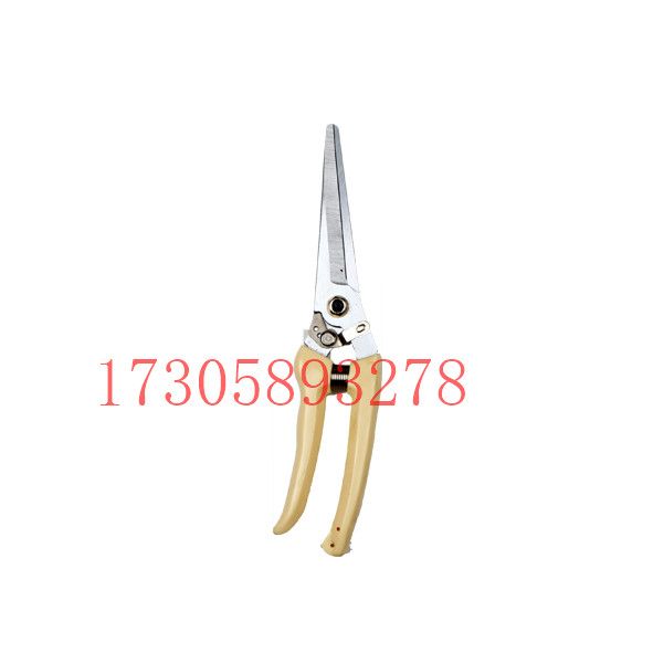 YYJ40A white handle extra-long chrome-plated garden pruner for flower branches