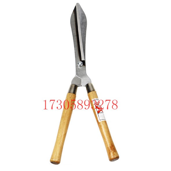 YLJ01A wooden-handled garden shears with black heads, high-quality garden hardware tools detail image 11