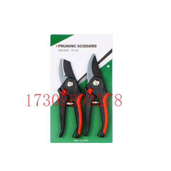 YYJ38A white handle 8-inch straight blade head garden pruner, chrome-plated/unchrome-plated detail image 18