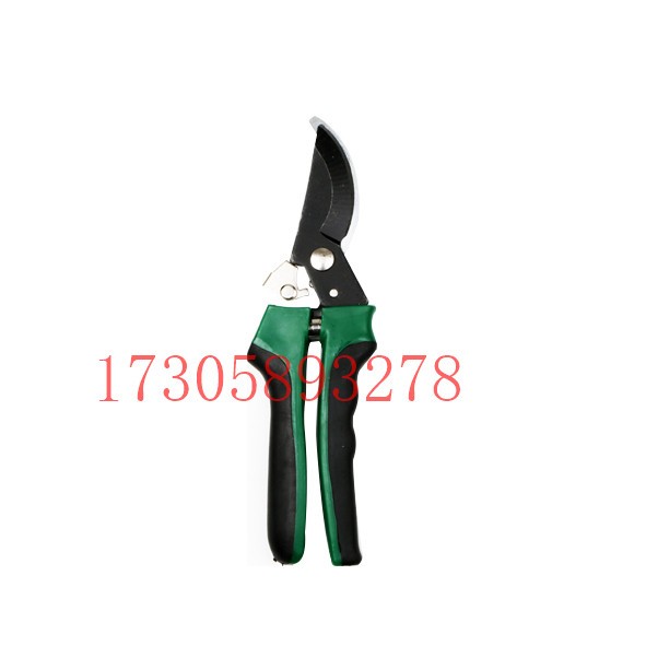 YYJ38A white handle 8-inch straight blade head garden pruner, chrome-plated/unchrome-plated detail image 11
