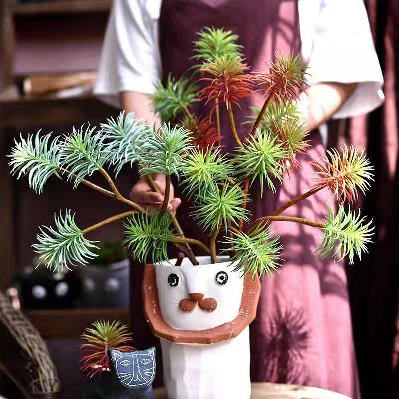 仿真盆栽实物图