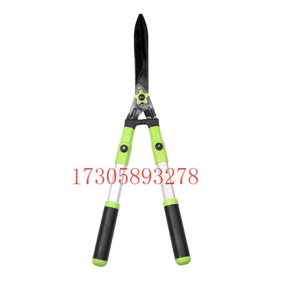 YLJ04 red handle, black head with holes garden scissors, garden hardware tools detail image 3