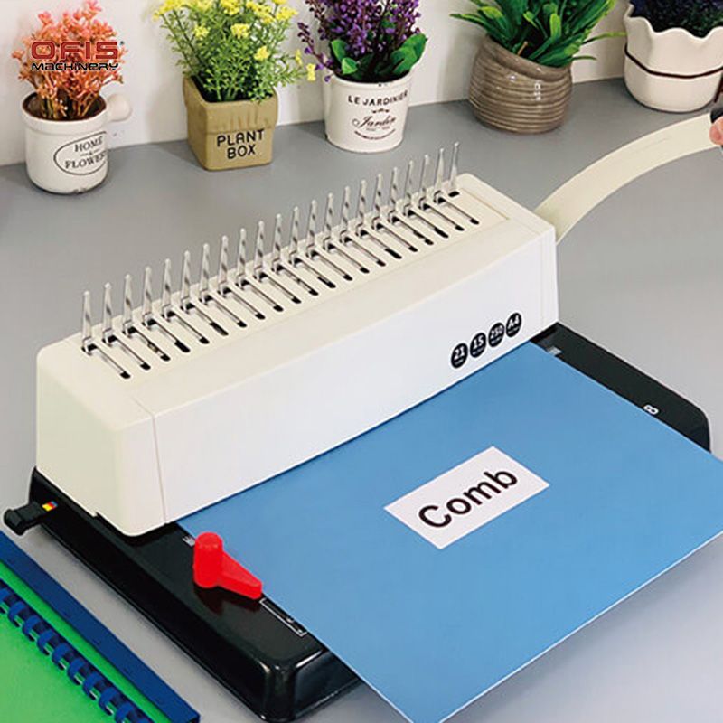 S308 Rubber ring binding machine, album and notebook comb binding machine, manual calendar punching and binding all-in-one machine Application Scenario