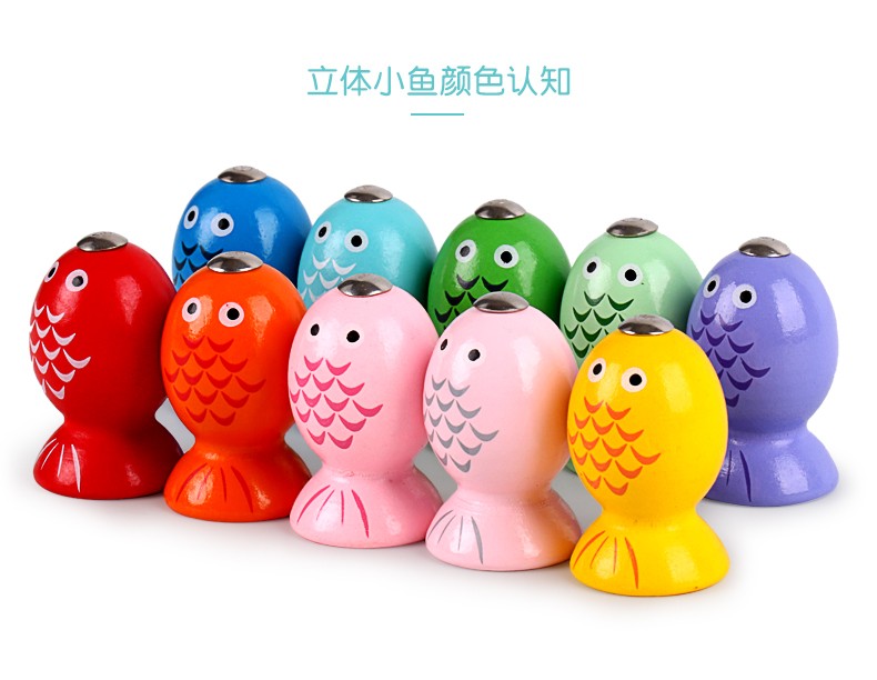 The wooden educational toy Ocean World fishing game is highly entertaining and colorful. It can cultivate logical thinking ability and exercise hand-eye coordination. It is a parent-child game for early education and enlightenment training detail image 9