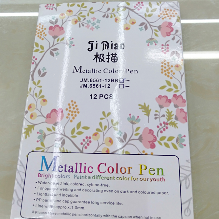 6561-12BR  metallic  color  pen