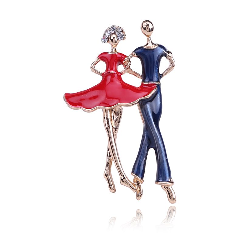 Manufacturers direct drip oil Latin dance brooch