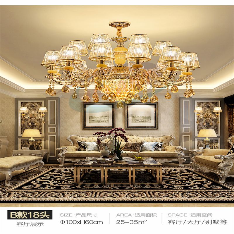 New Black Atmospheric Home Nordic Lamps Living Room Ceiling Lamp Sleeping Item Picture