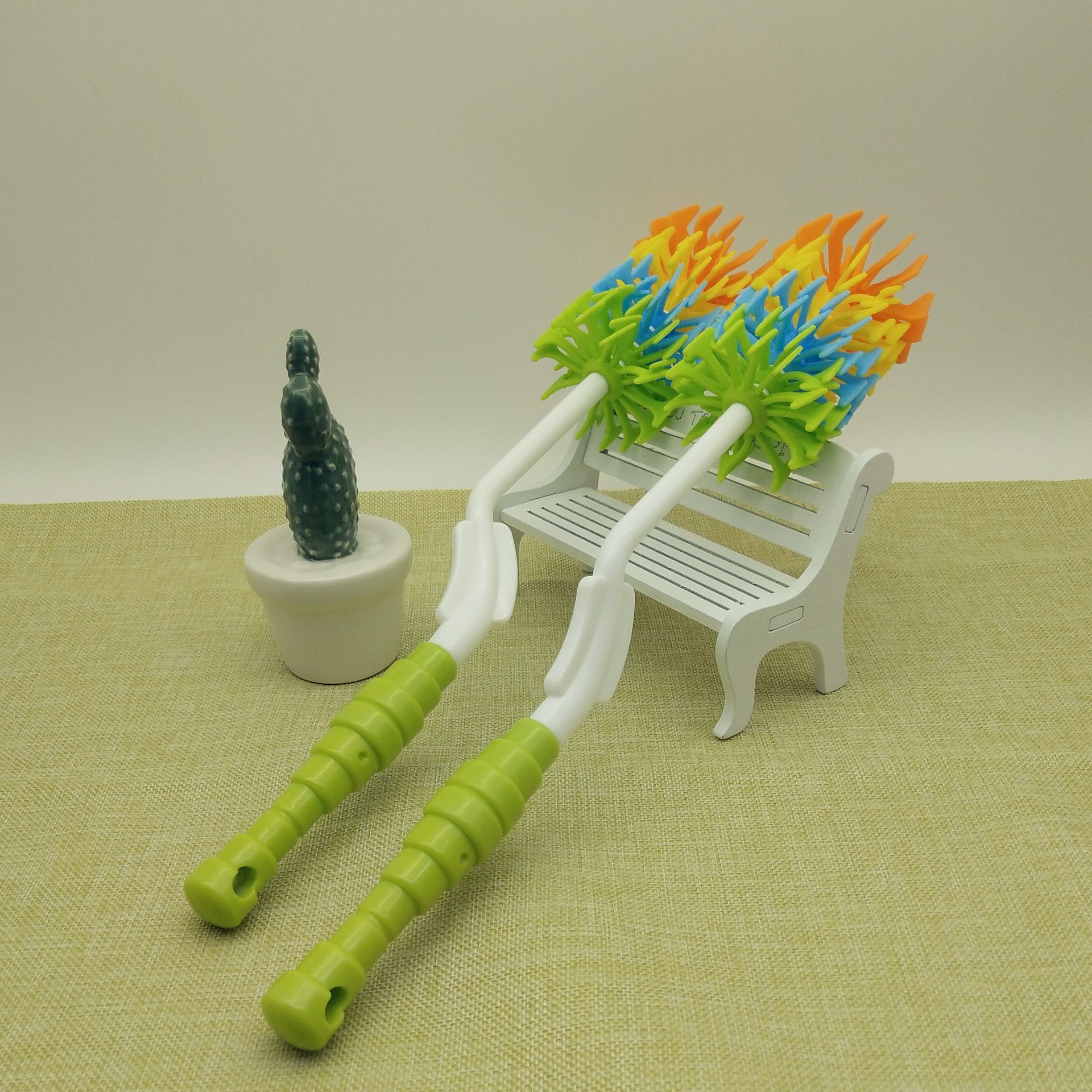 Silicone baby bottle brush