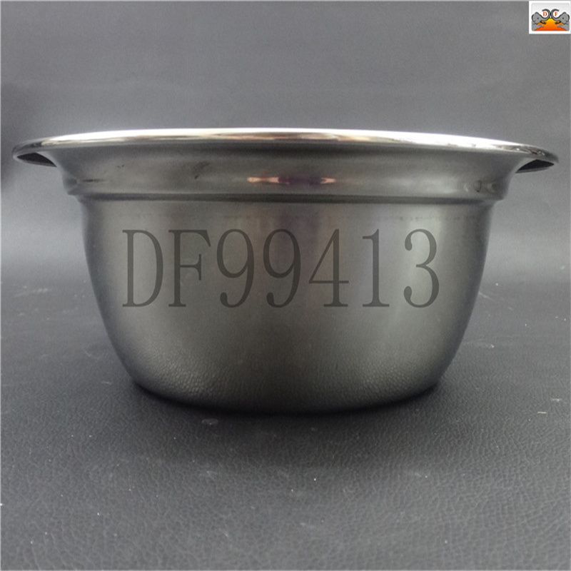 DF99413 304欧式味斗加厚圆形不锈钢盆加深家用洗菜盆子和面斗盆洗脸盆平底多用盆 DF Trading House