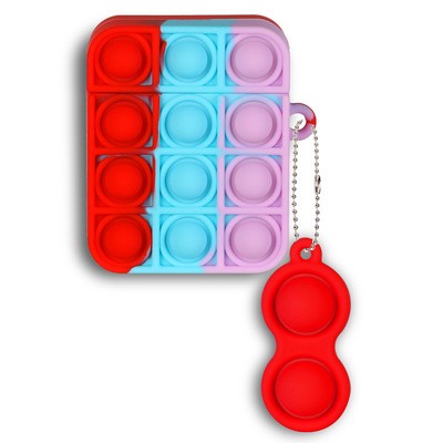 New Creative Rainbow pressure-reducing finger pressure airpods 1/2 Silicone soft Shell Bluetooth Earphone pro case Report: The purchase of this product is a commercial trade activity detail image 11
