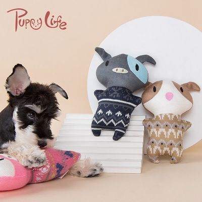 Pet toy manufacturers new bite interactive dog toy wool animal doll plush dog toy wholesale details Picture