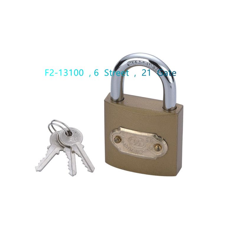 COLOR SPRAYED IRON PADLOCK 32MM 363W