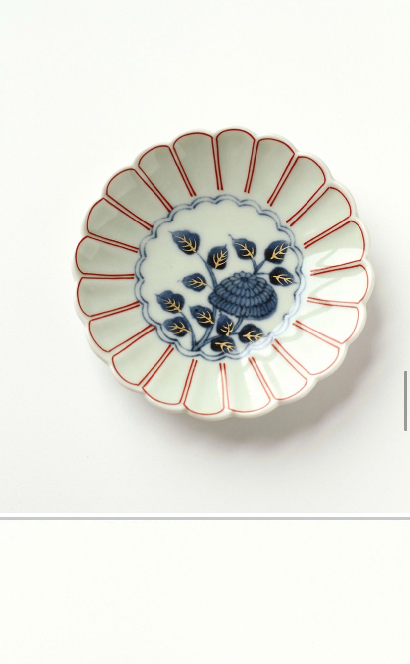 浙里 日本原装进口有田烧花形茶点蝶6件套木盒48-01详情图9