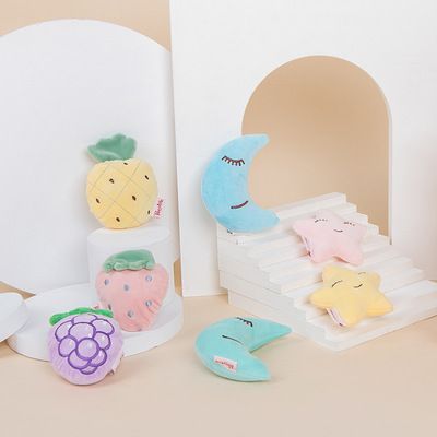 Pet toy manufacturers new bite interactive dog toy fruit star combination plush dog toy wholesale Item Picture