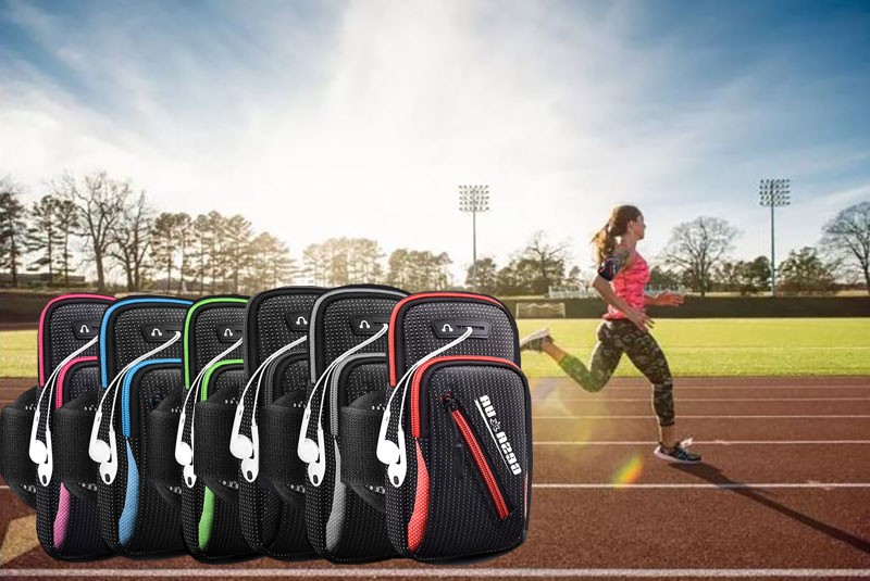 新款跑步手机臂包运动手臂套 男女户外装备健身手腕包可制定LOGO详情图2