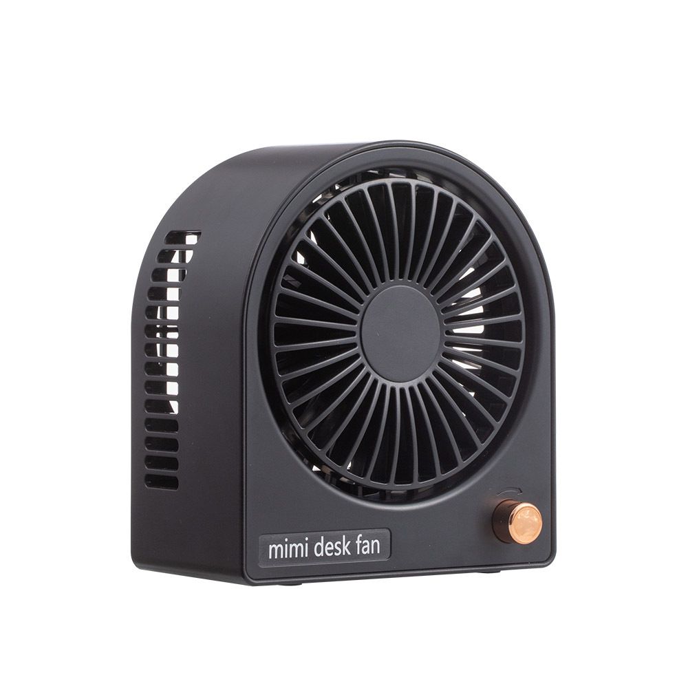 F857 Small Q Desktop Fan Silent 2000 mah knob control fan Item Picture