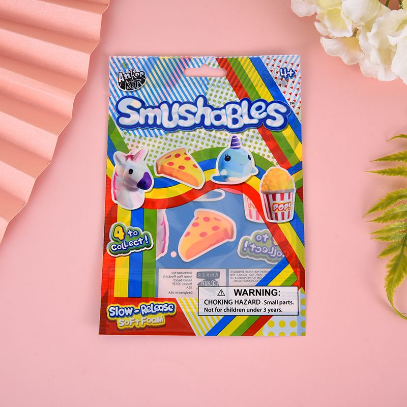 Direct sales from the manufacturer of creative small toy slow rebound packaging bags with color-printed cartoon composite three-side seals details Picture