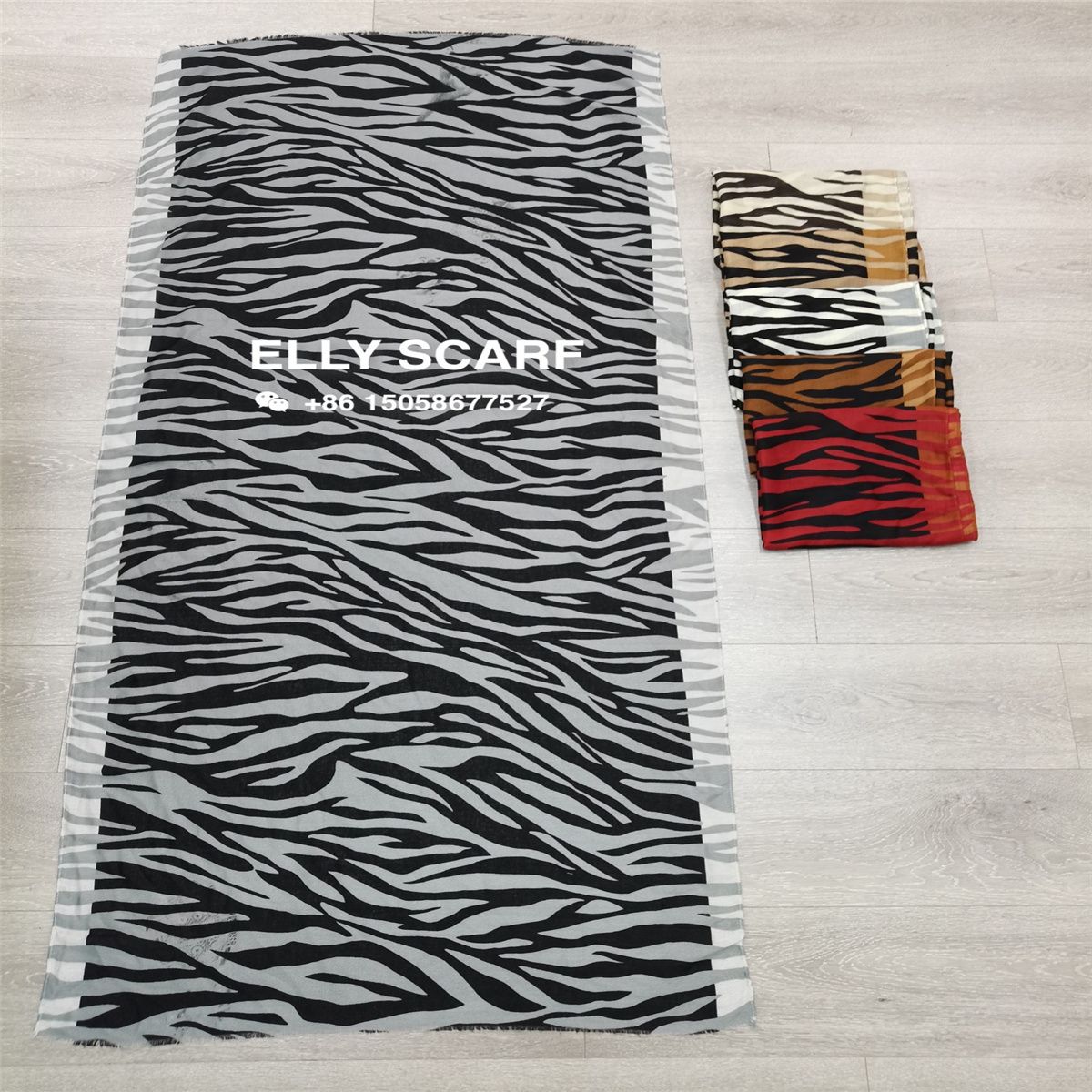 Jumble Feel Printed Scarf Zebra Print Scarf