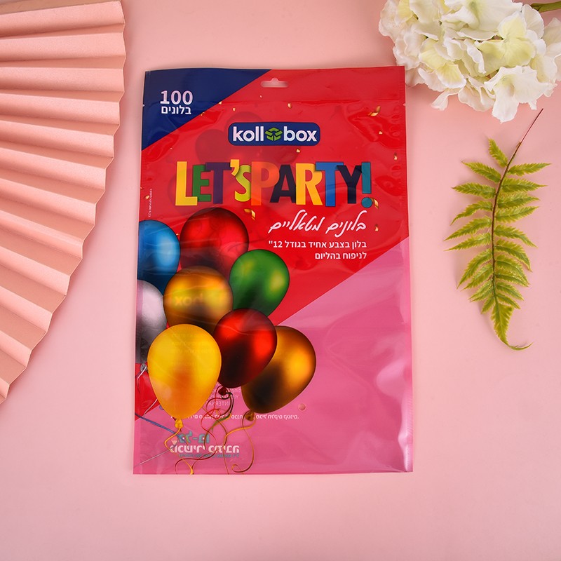 Creative balloon packaging bags, semi-transparent composite bags, three-side sealed heat-sealable styles, for reference only, direct supply from the manufacturer detail image 2